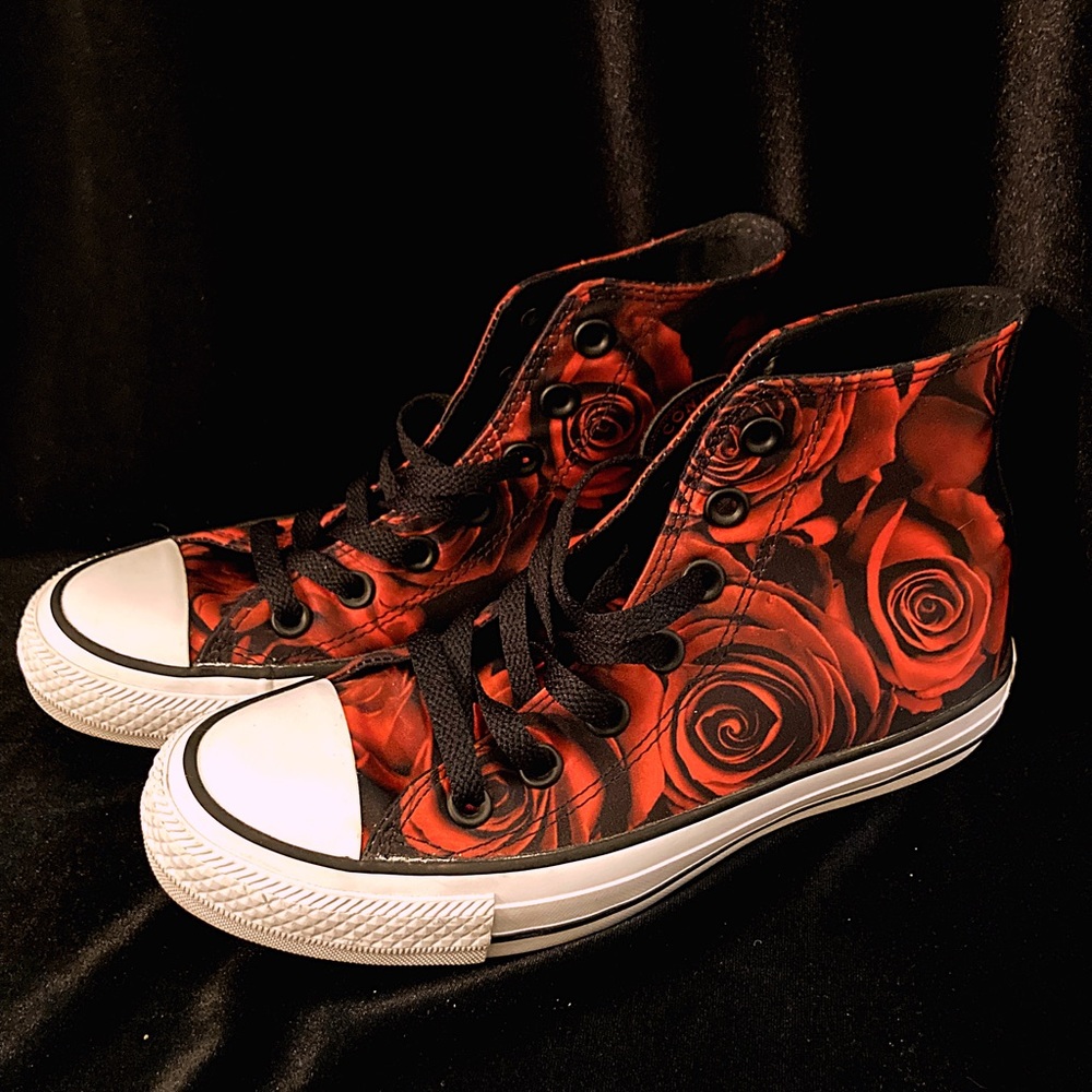 Silk rose converse